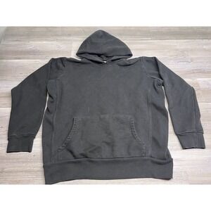 Womens Blank Black Hoodie Sweatshirt For Days Sustainable Clothing Heavyweight L